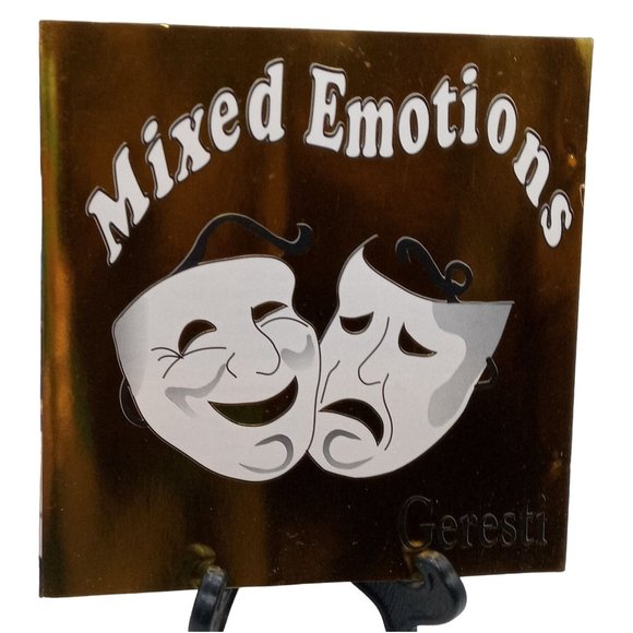 Geresti Mixed Emotions Music CD vintage 1990s Comedy Tragedy Masks - Picture 1 of 8